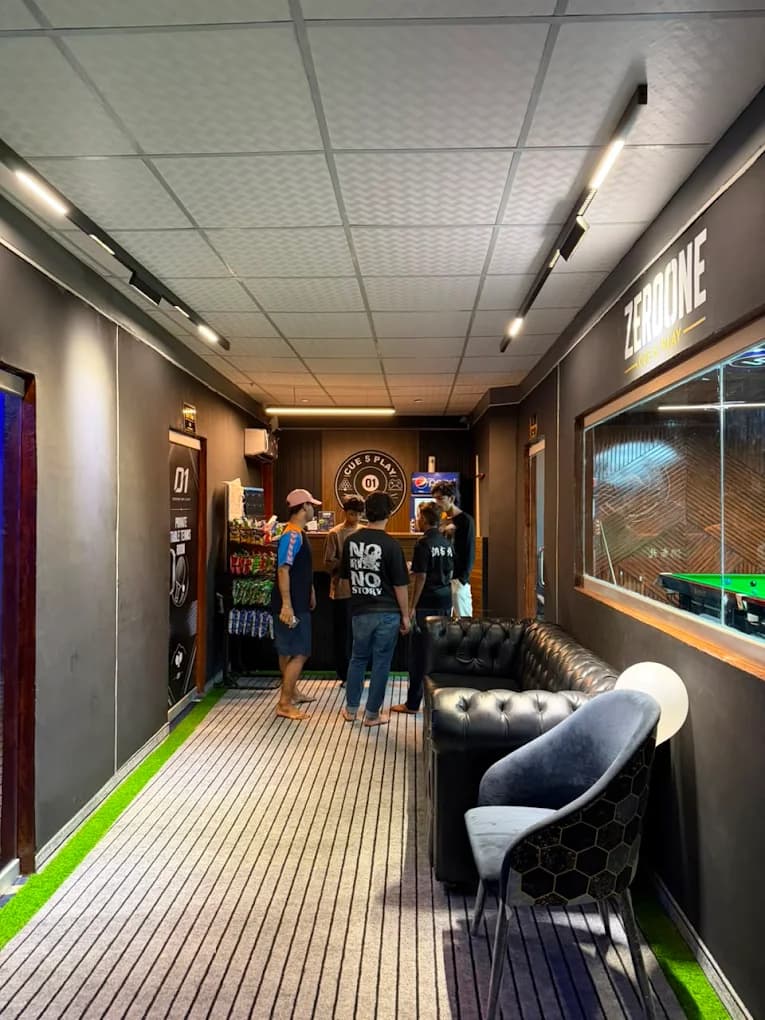 ZeroOne Cue and Play Venue Interior